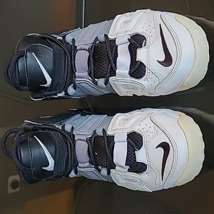Nike Air More Uptempo Tri-Color White Grey Black